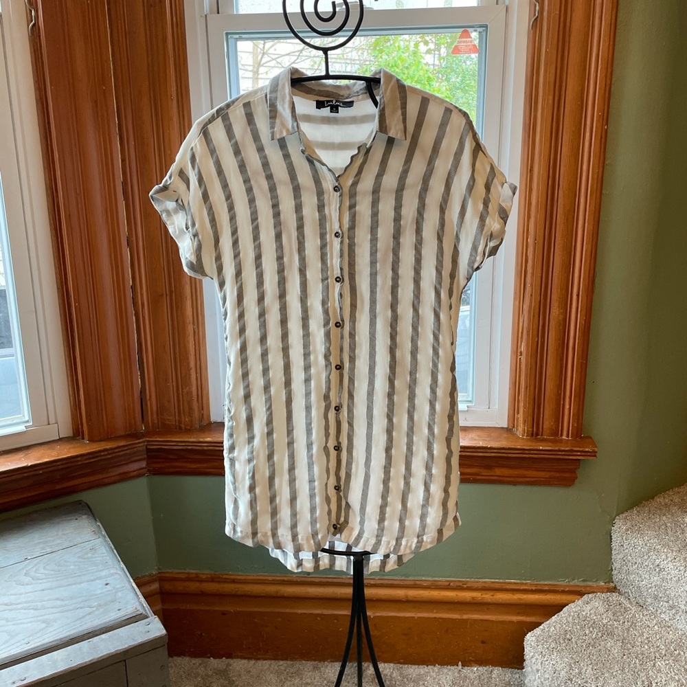 Lulu’s button up shirt dress | size small